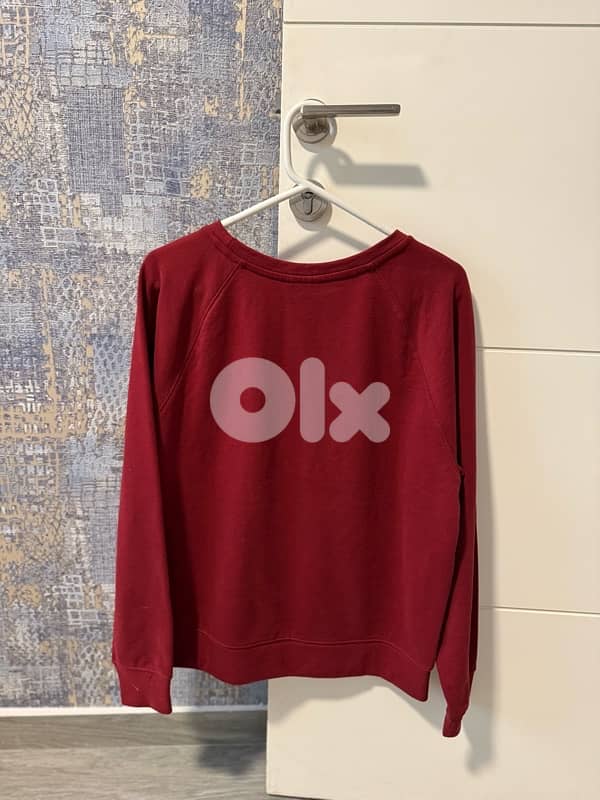 sweatshirt burgundy color, size m new, from vero moda 1
