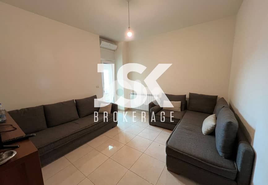 L17107-Semi-Furnished Apartment For Sale in Jbeil 0