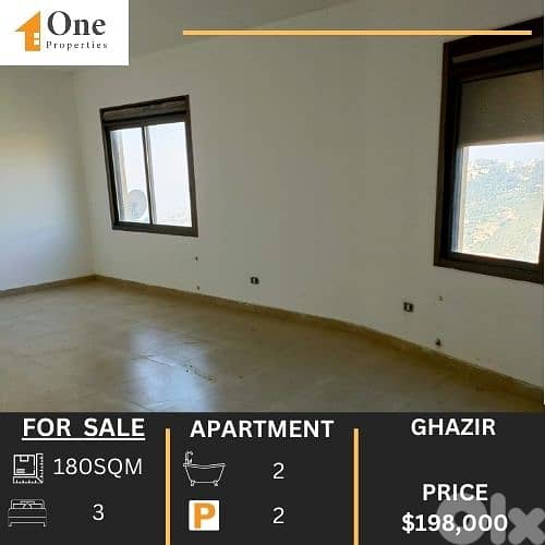 APARTMENT FOR SALE IN GHAZIR 0