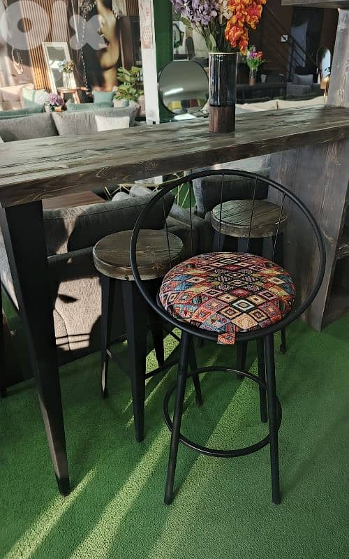 كرسي بار منجد Bar chair 1