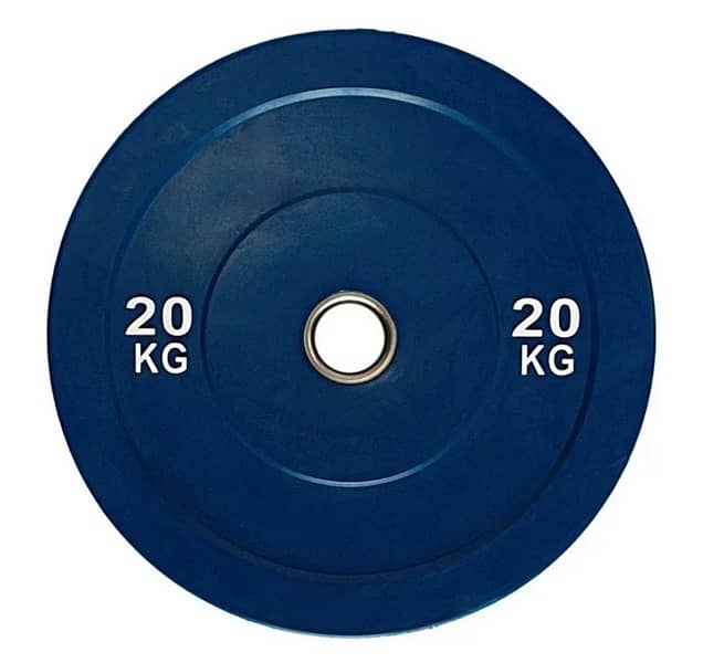 Colored Bumper plates set 100 kg 2