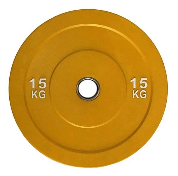 Colored Bumper plates set 100 kg 3