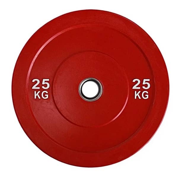 Colored Bumper plates set 100 kg 4