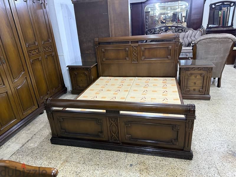 غرفه نوم خشب زان ملبس قشره سنديان 8