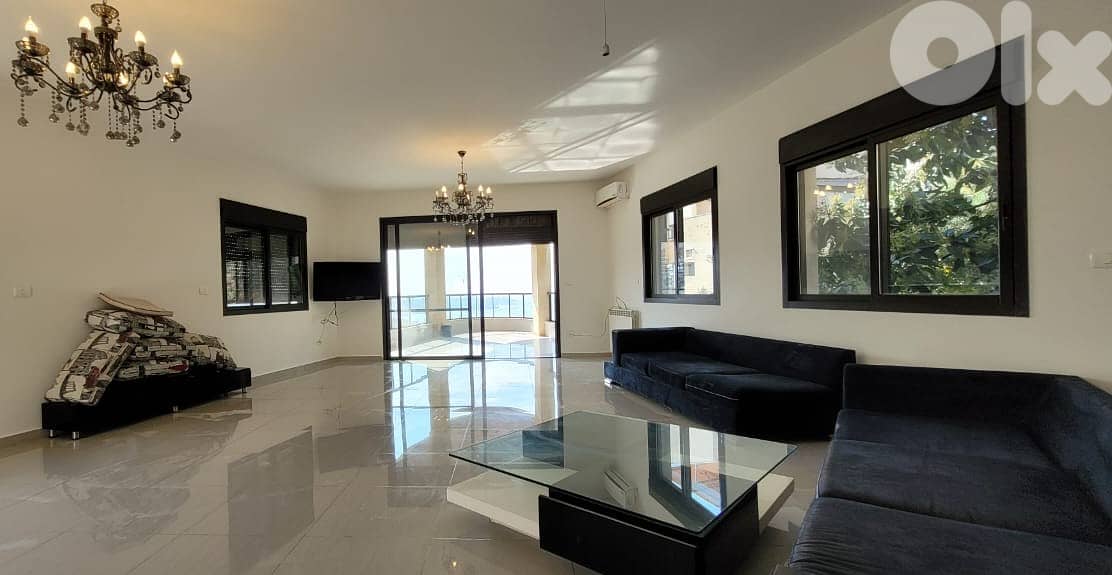 Semi Furnished Apartmen+Sea view 4 Rent in Beit El Chaar - بيت الشعار 0