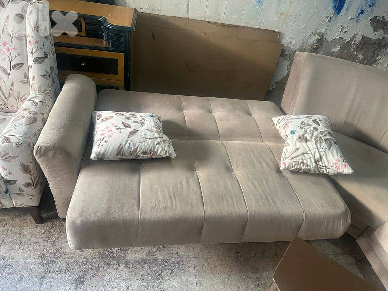 طقم كنبايات زاوية شغل istikbal تركي بفتح صندوق وتخت 7