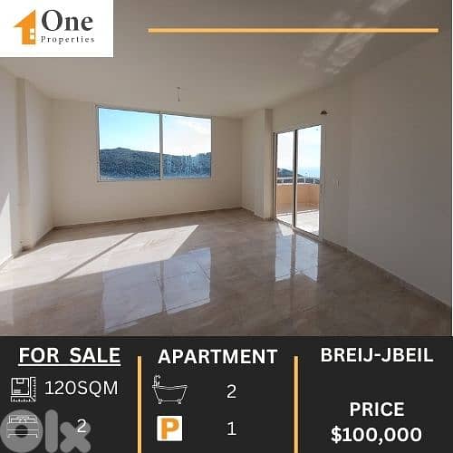 APARTMENT FOR SALE IN BREIJ- JBEIL 0