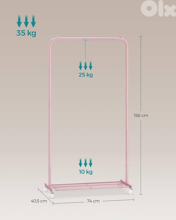 pink clothes rack 2
