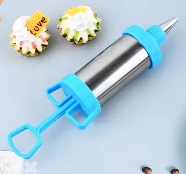 stainless cream dispenser set 2