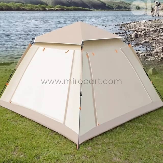 Automatic Camping Tent – 3-4 Person Pop-Up w/ Rainfly & Canopy 5