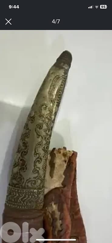 antique 19th century yemenite silver piece 2