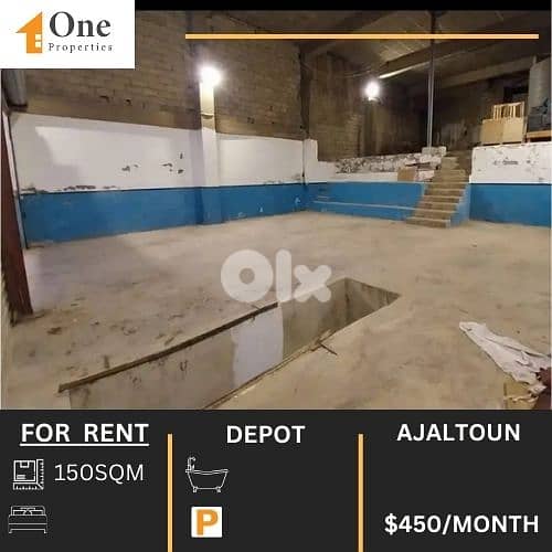 DEPOT FOR RENT IN AJALTOUN 0