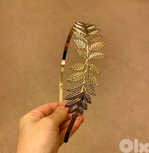 Gold leaves headband/ headpiece 2
