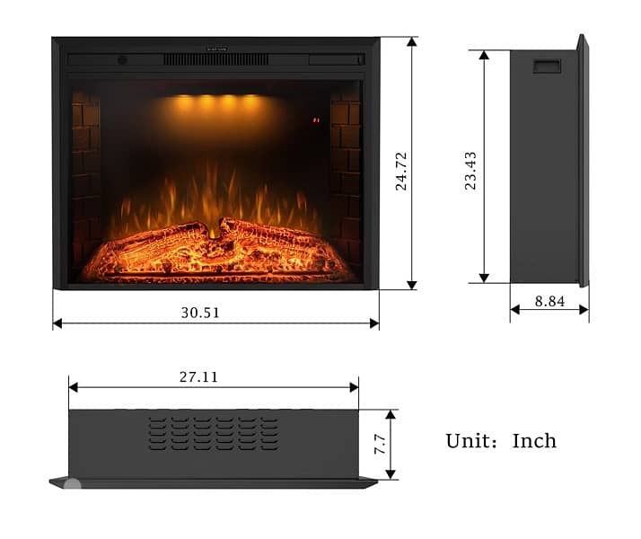 electric fireplace heater 2
