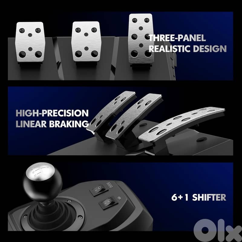 Pxn V9 Gaming Racing Wheel | PC - PS3 - PS4 - Xbox - Switch 4