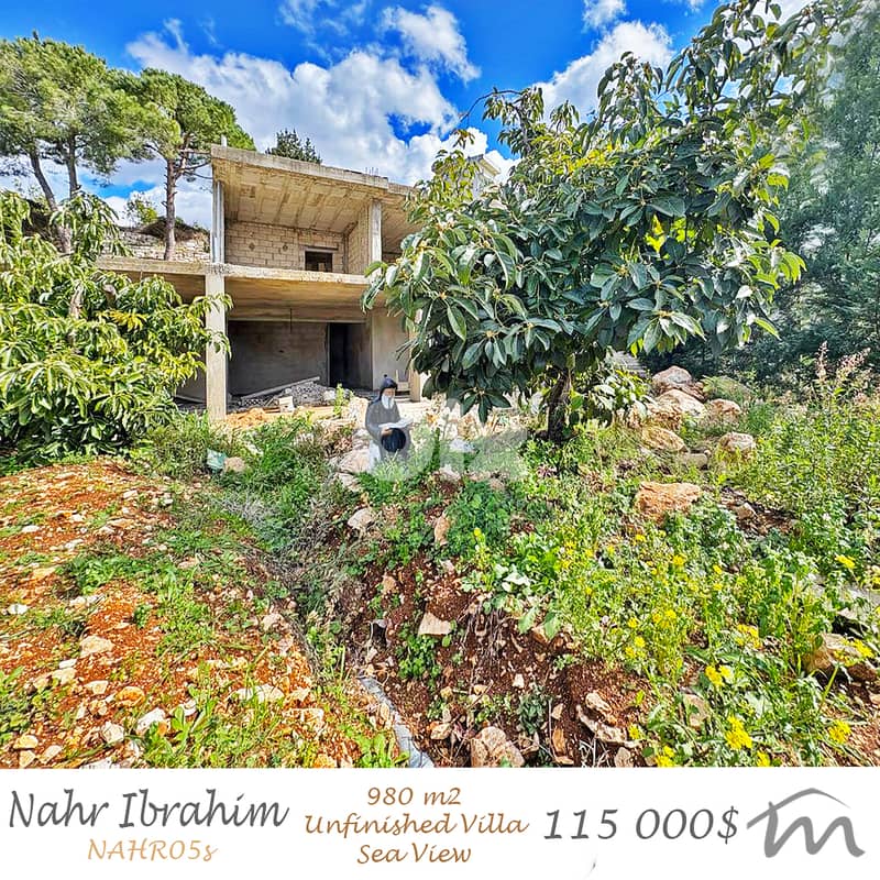 Bezhel-Nahr Ibrahim | To be Fully Completed by Seller | 2 Levels Villa 0