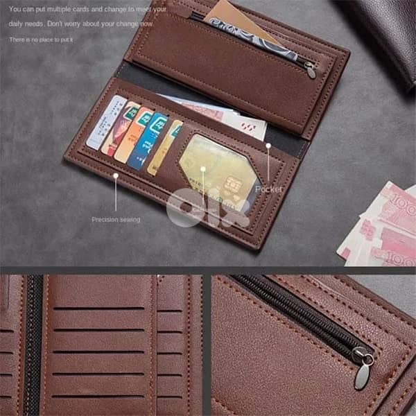 PU Leather Wallet for Men | Durable Coin Purse and Card Holder 2