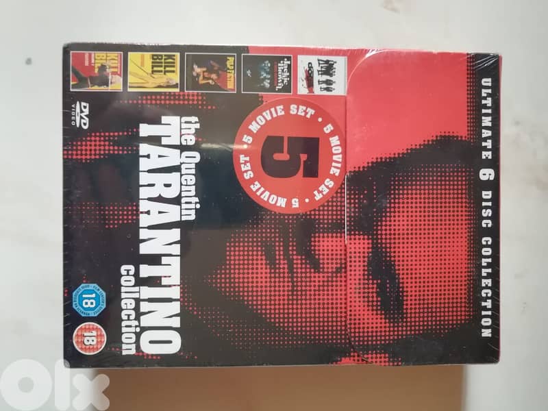 Best of Quinten Tarantino 5 movies 6 DVDs box set new sealed 0