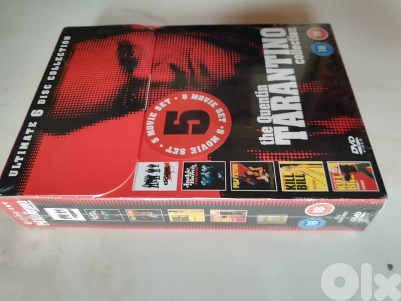 Best of Quinten Tarantino 5 movies 6 DVDs box set new sealed 1