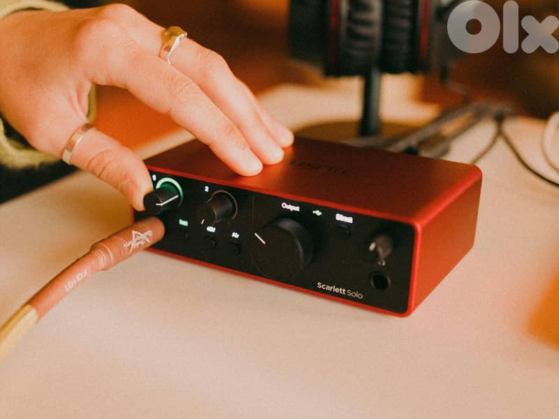 Focusrite Scarlett Solo G4 Audio Interafce,4th Gen USB Audio Interface 1