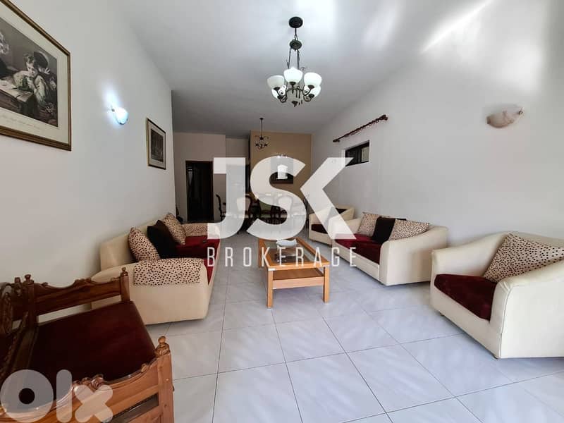 L16949 - Furnished 2-Bedroom Apartment For Rent In Jdeidet Ghazir 0