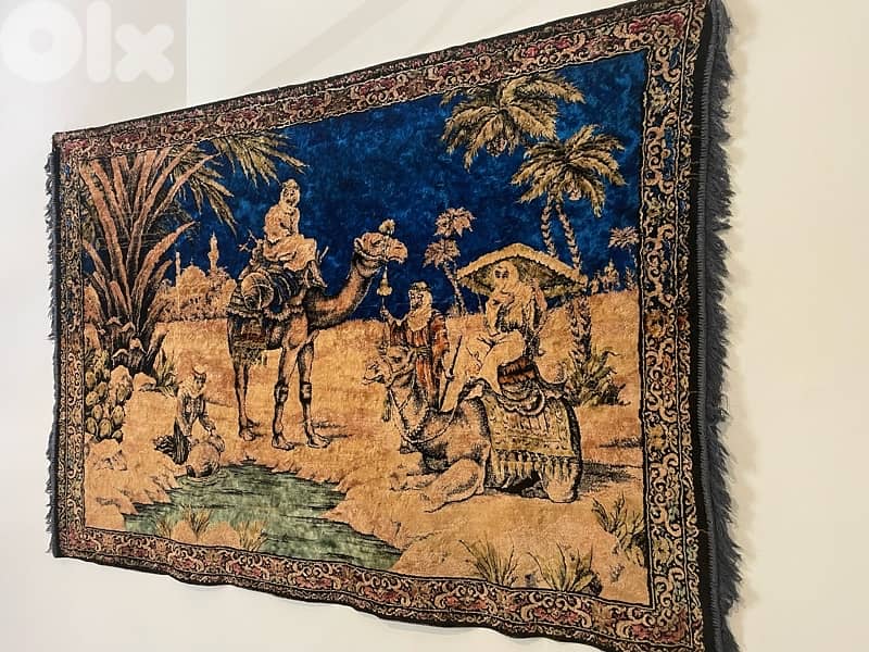 Antique Rare find Wall Hanging Tapestry (180 x 120) 1