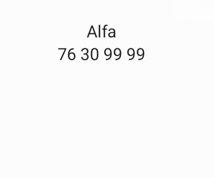 alfa line 0