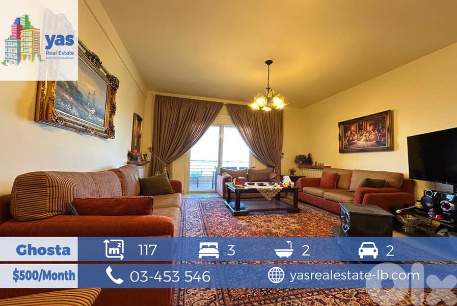 Ghosta 117m2 | Rent | Furnished | Panoramic City View | KR/KH | 0