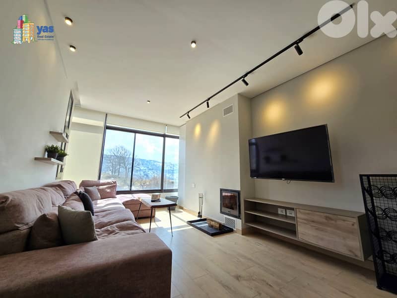 Faqra 100m2 | Furnished Chalet | Modern | Mountain View | DA | 3