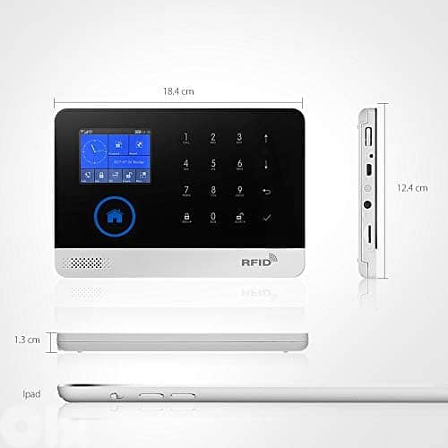 Home & Business Alarm System Kit WiFi and Gsm 4G - جهاز انذار لاسلكي 0