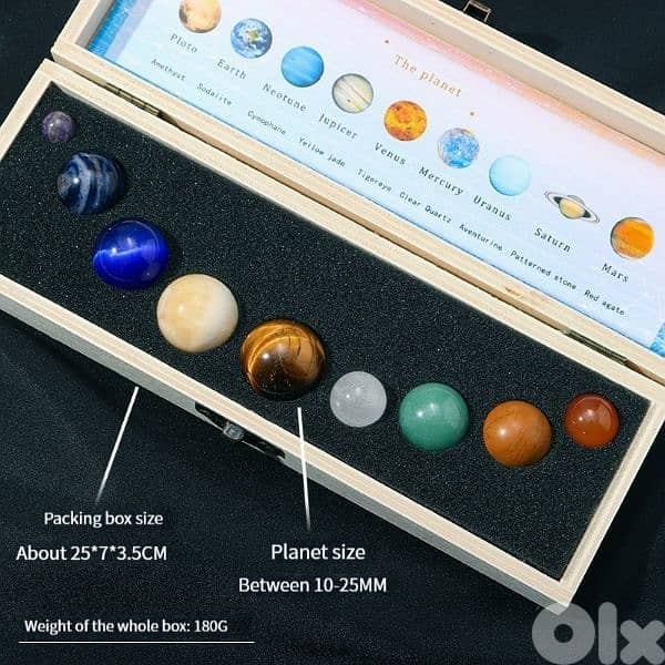 Natural Gem Stones Solar System Gift Set 1