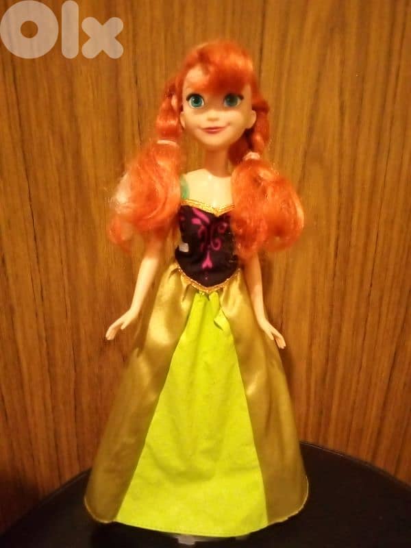 Princess ANNA -FROZEN as new Disney doll from Hasbro=22$ 0