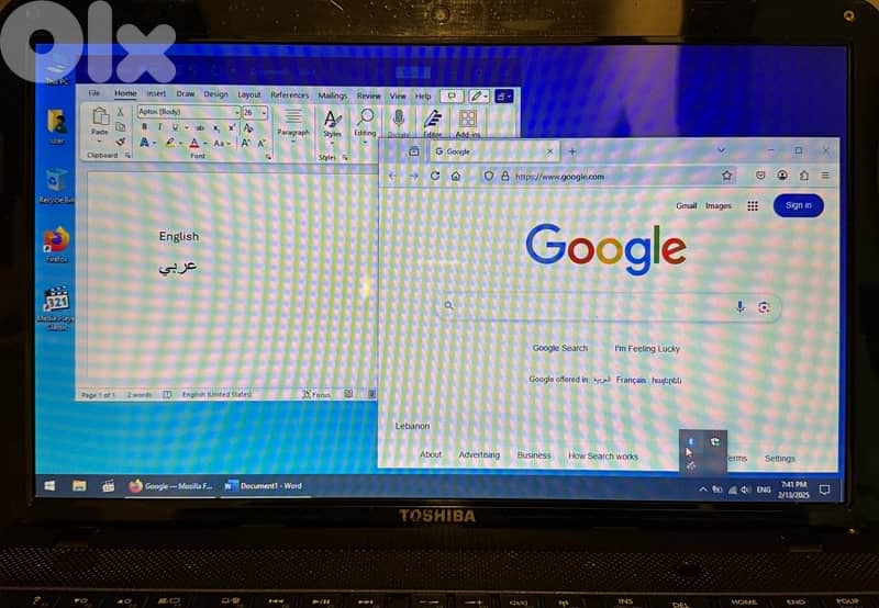 Toshiba Satellite C850 - B519 5