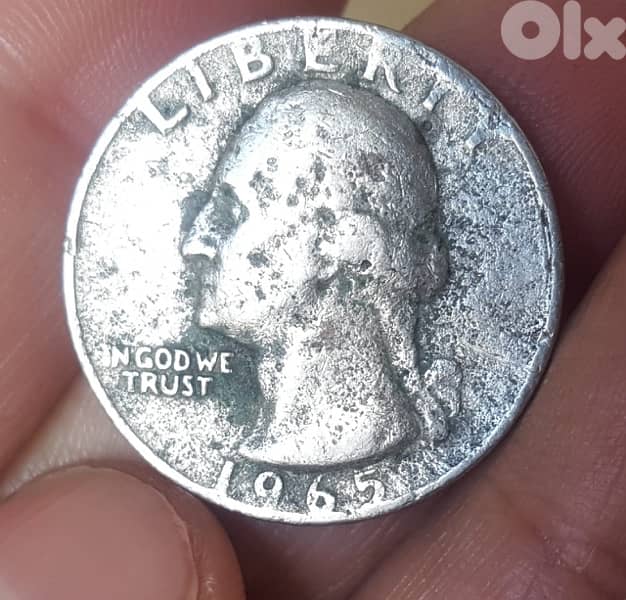 Quarter Dollar 1965 for 20 USD 0