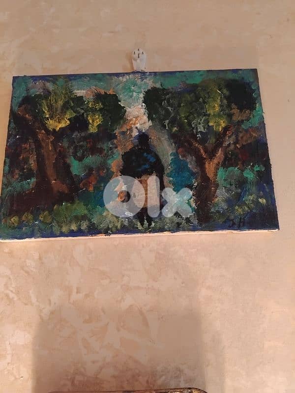رسم زيتي على القماش يدويه 0