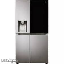 LG Black Glass InstaView Door-in-Door Stainless Steel X39FFCRL براد 2