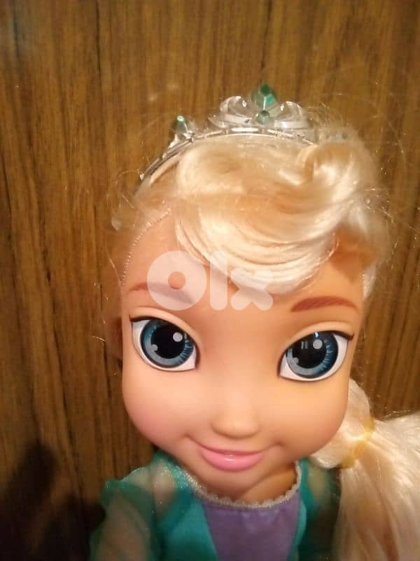 QUEEN ELSA ANIMATOR FROZEN, 35 Cm Large Disney great as new doll=24$ 2