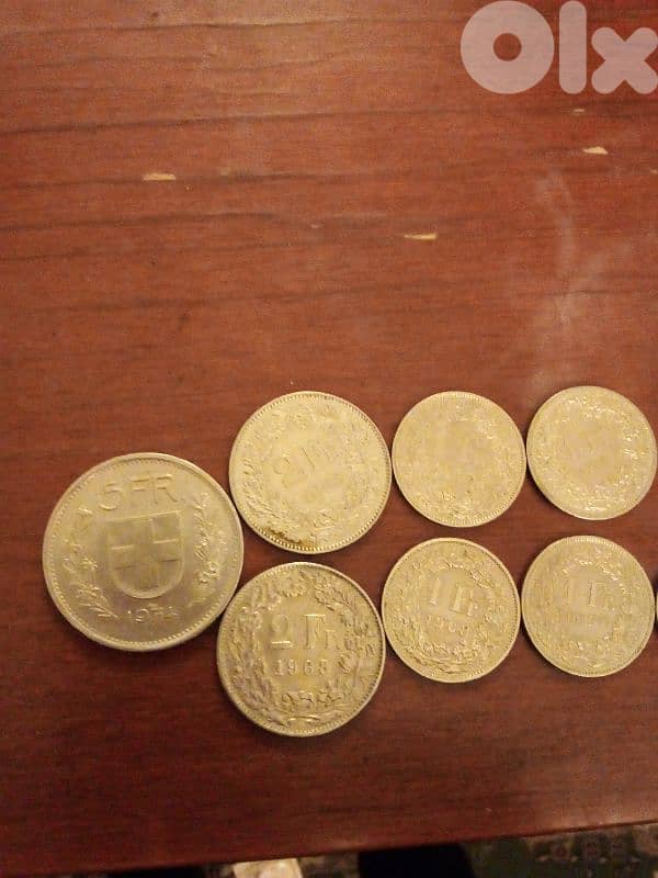 16 switzerland coins 1