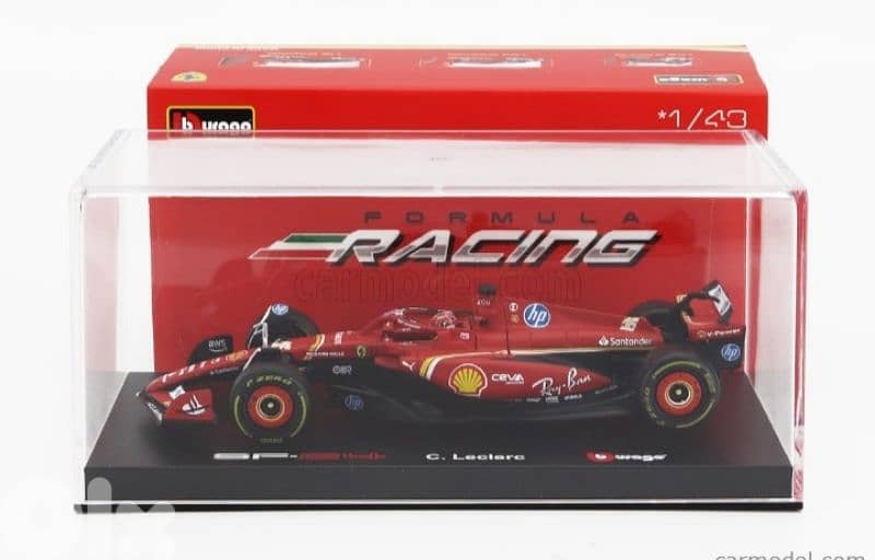 Charles Leclerc Ferrari SF24 (2024) diecast car model 1;43. 5