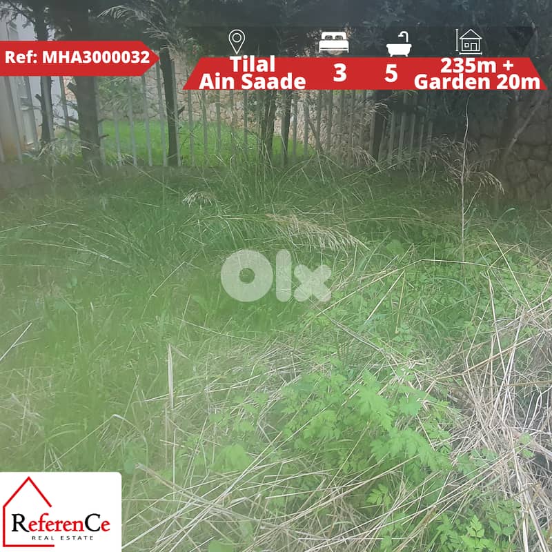 Apartment with Garden in Tilal Ain Saade شقة + حديقة في تلال عين سعاده 0