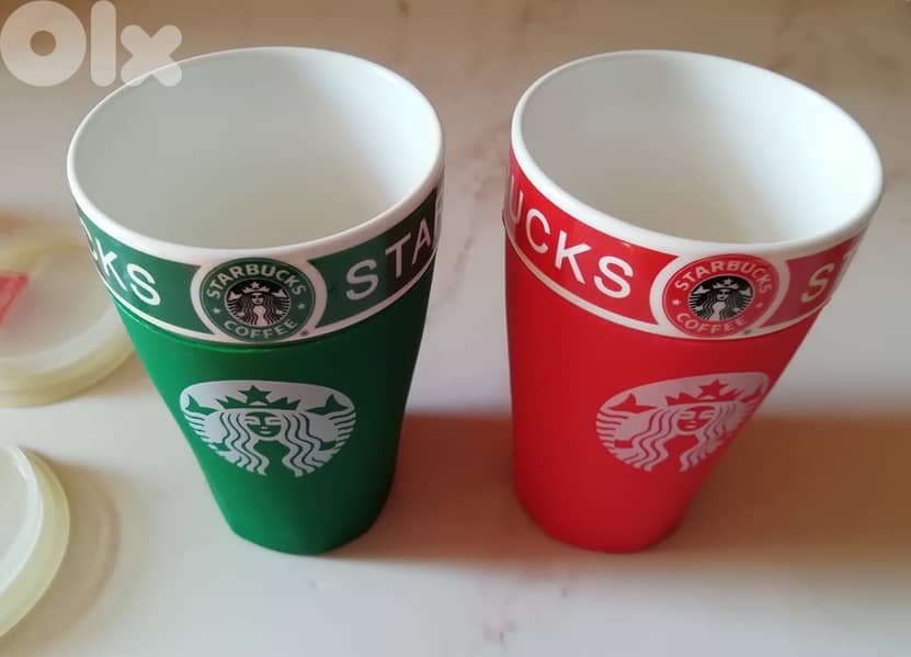 Starbucks Ceramic With Lid Coffee Mug  (500 ml) 1
