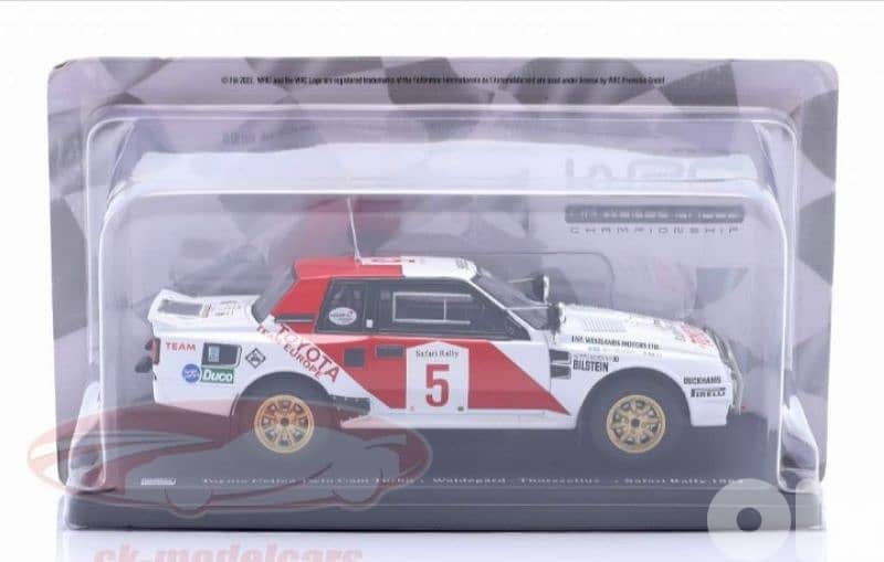 Toyota Celica Twin Cam (Rally Safari 1984) diecast car model 1:24 5