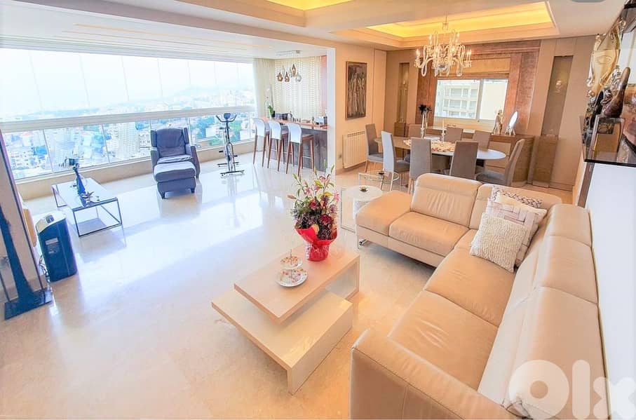Furnished LUX Apartment+Mountain/Sea View for sale in Mtayleb -المطيلب 0