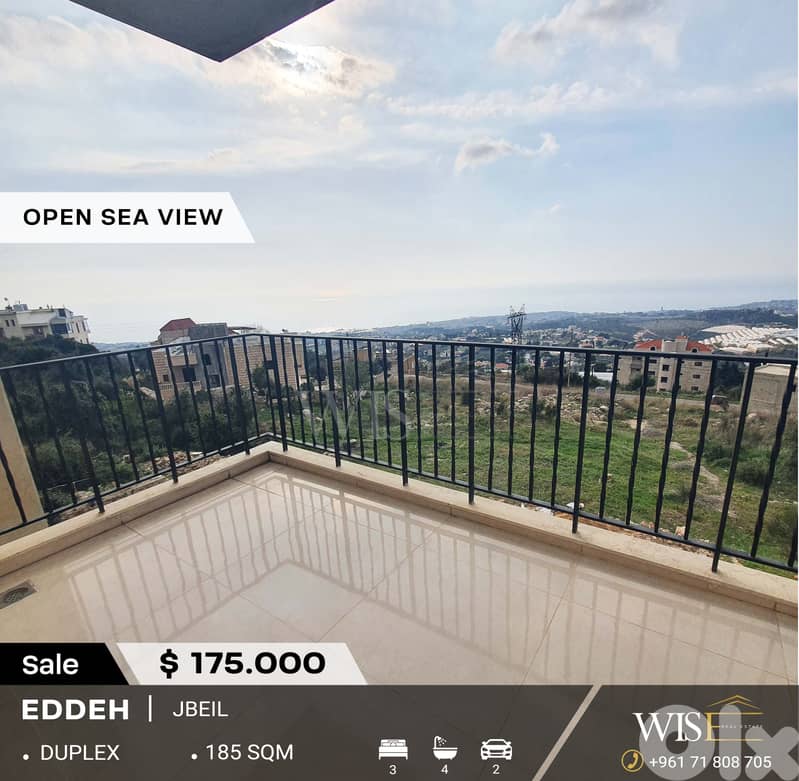 185 SQM brand new duplex for SALE in Eddeh - Jbeil! 0