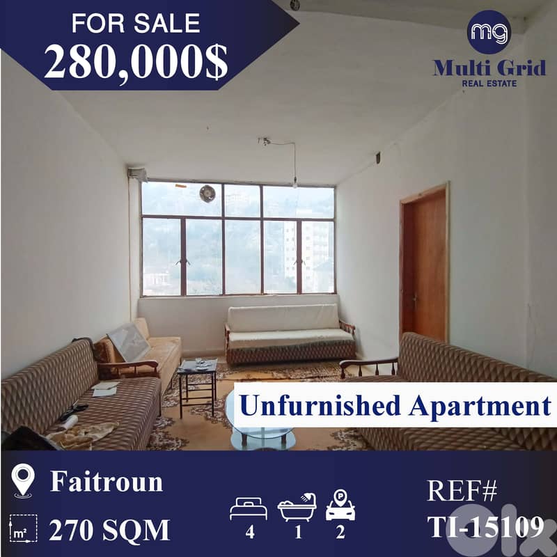 TI-15109 / Apartment for Sale in Faitroun , 0