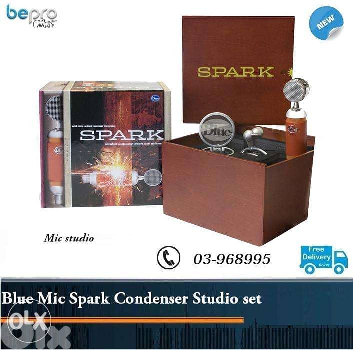 Blue Mic Spark Microphone , professional cardioid condenser Mic Studio 0