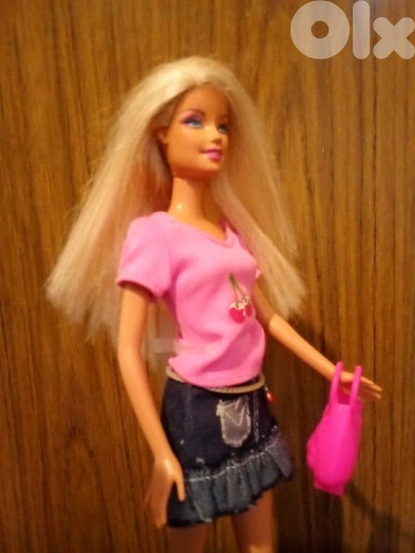 Barbie Mattel wearing As new doll bend legs+Shoes+Bag=26 3