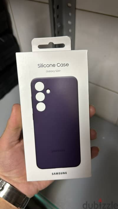 Silicone Case Galaxy S24 Plus dark violet 15$