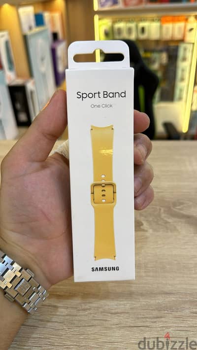 Samsung sport band silicone one click Apricot