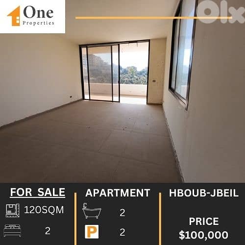 APARTMENT AND ROOF FOR SALE IN HBOUB-JBEIL 0